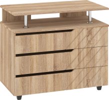 Komoda K-3 MDF Barva: dub sonoma