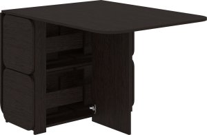 Skládací stůl KN-07 wenge, 4 ks taburet T-3 EKO