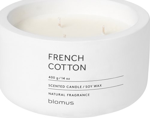 Vonná svíčka French Cotton - kulatá