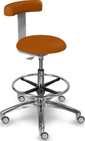 Zdravotní stolička s opěrkou MEDI 1292 dent