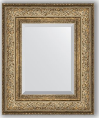 Zrcadlo v rámu, ornament antický bronz 109 mm